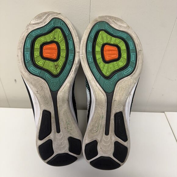 Nike Flyknit Lunar 3 Black/Hyper Jade/Total Orange/White 698181-008 Men 10 EUC - Picture 12 of 12